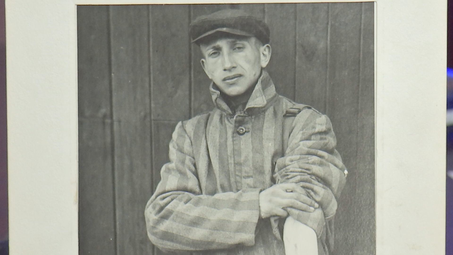Buchenwald man with tattoo